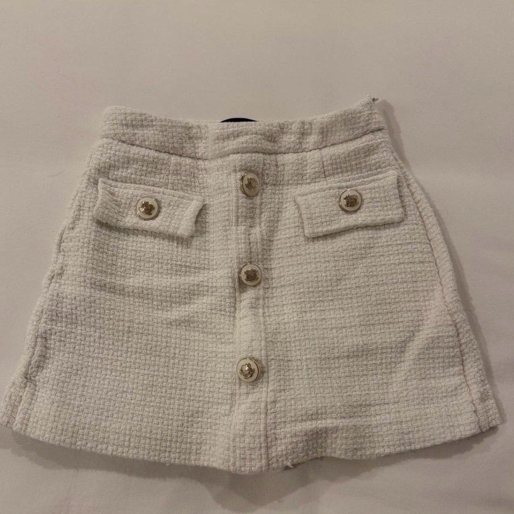 Zara Elegant White Skort